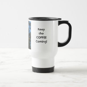 Gardez le café qui arrive ! Mugs de voyage Fleurs 