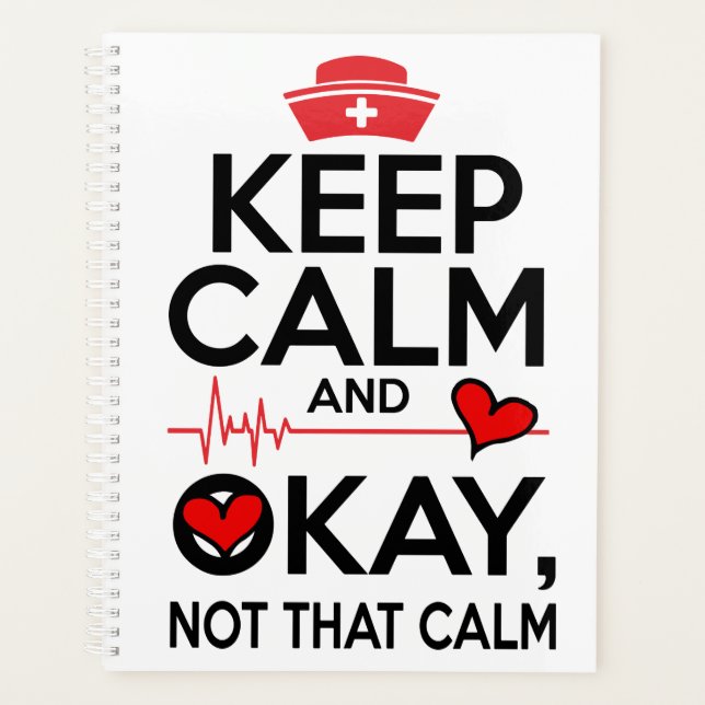 Gardez le calme bien pas si calme drôle humour de  (Devant)