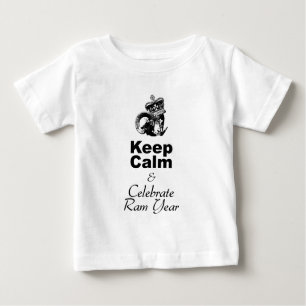 Gardez le calme Célébrez l'année du bélier T-shirt