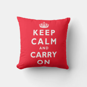 Gardez le calme et continuez sur le Coussin avec V
