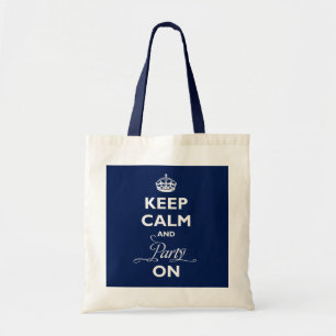 Gardez le calme et la partie sur le sac