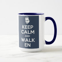 Gardez le calme et la tasse de Walken