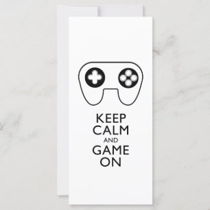 GARDEZ LE CALME ET LE JEU EN MARCHE - Pavé de jeu