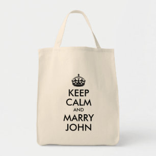 Gardez le calme et le sac Marry John