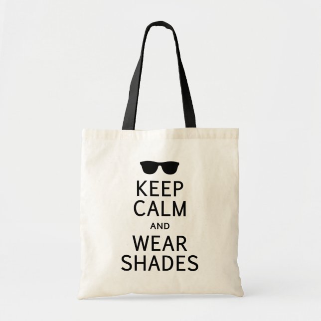Gardez le calme et porter Sac de teintes - choisir (Devant)
