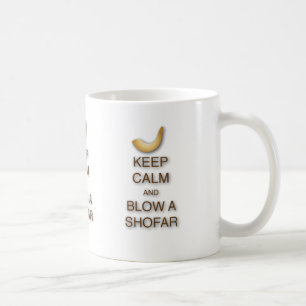 Gardez le calme et soufflez une tasse de Shofar
