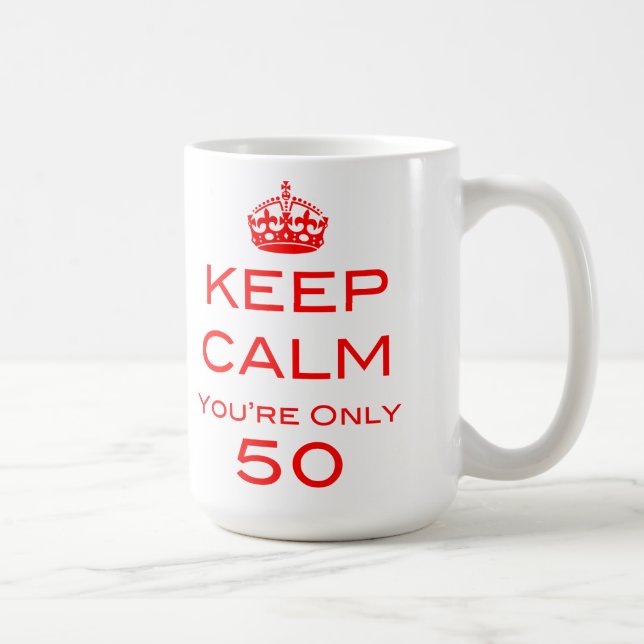 Gardez le calme que vous êtes tasse de seulement (Droite)