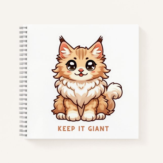 Gardez-le chaton géant sur le Carnet (Devant)