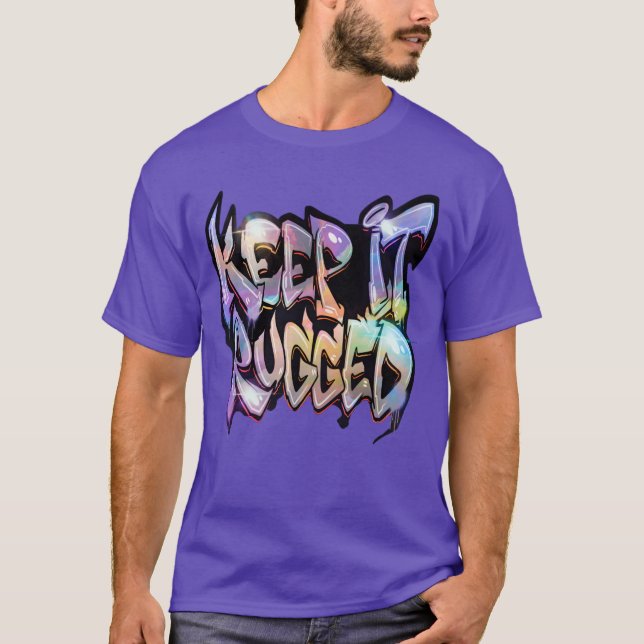 GARDEZ-LE COUPÉ EN T-SHIRT PURPLE (Devant)