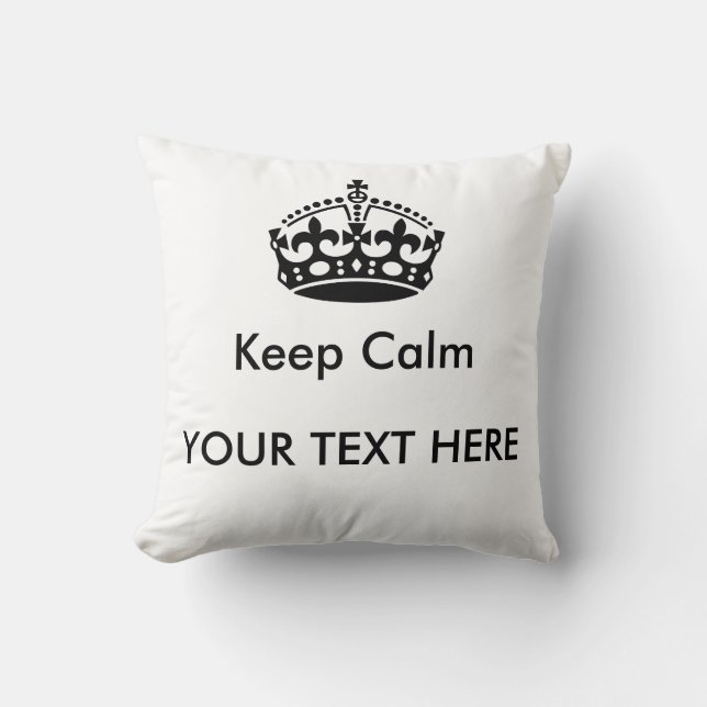 Gardez le coussin fait sur commande calme des (Recto)
