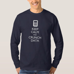 Gardez le grand T-shirt de données de données