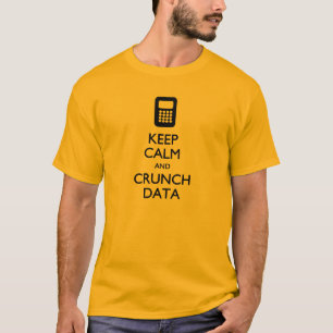 Gardez le grand T-shirt de données de données