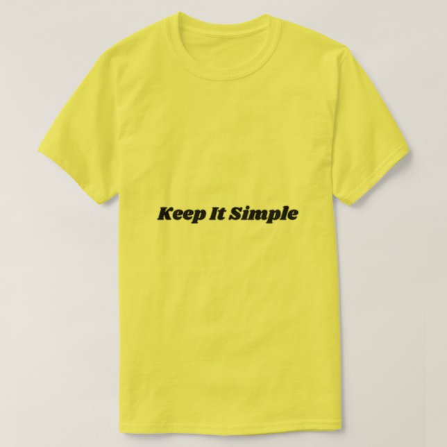 Gardez-Le Simple T-shirt (Design devant)