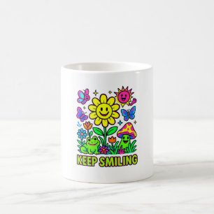 Gardez le sourire heureux Mug Nature