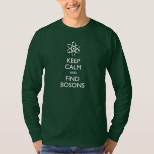 Gardez le T-shirt calme de bosons de découverte