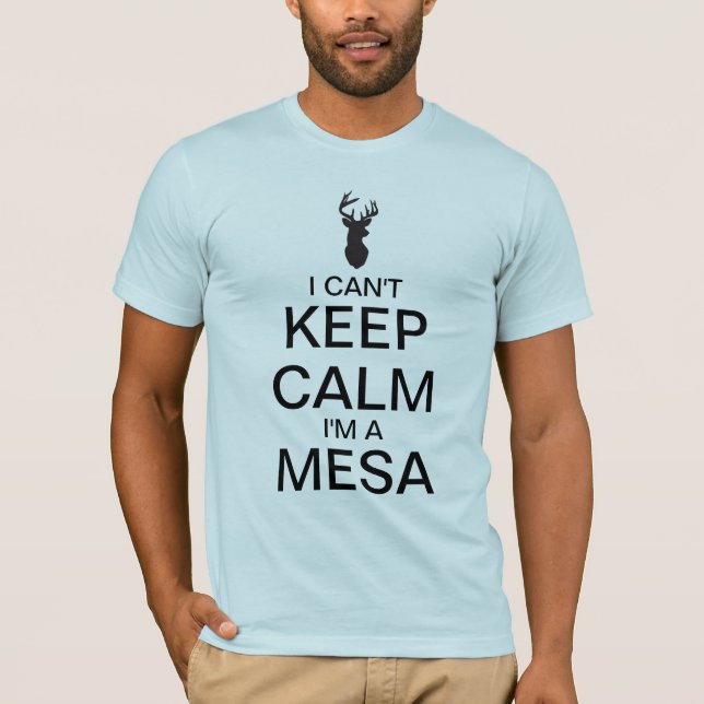 Gardez le T-shirt de cerfs communs du calme | (Devant)