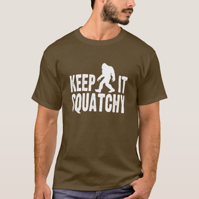Gardez-le T-shirt de Squatchy (Devant)