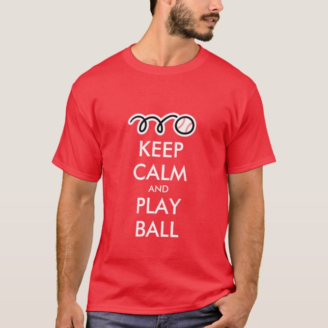 Gardez le T-shirt frais de base-ball de la boule | (Devant)
