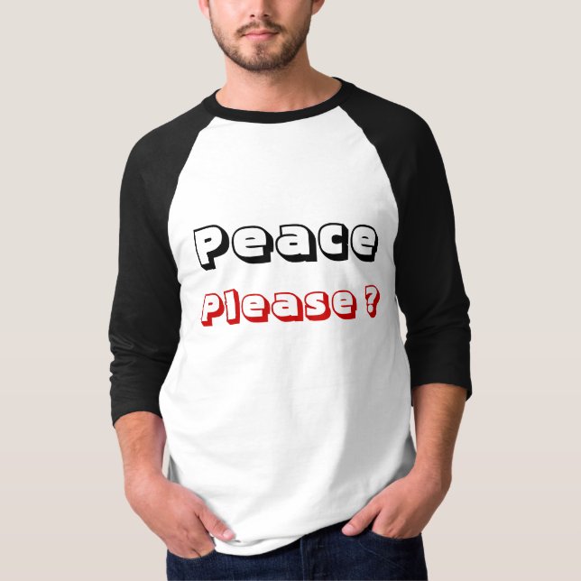 Gardez les t-shirts Peace (Devant)