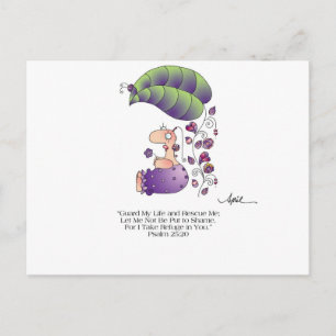 GARDEZ MA VIE Carte postale par April McCallum