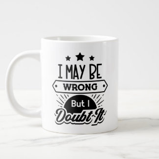Gardez ou concevez votre propre mug géant à café