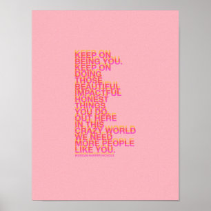 Gardez sur être vous affiche