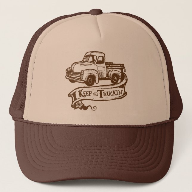 Gardez sur le casquette de Truckin (Devant)