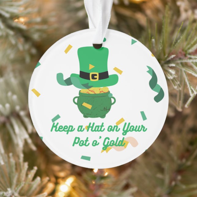 Gardez un Casquette sur votre pot d'or sur un (Arbre)