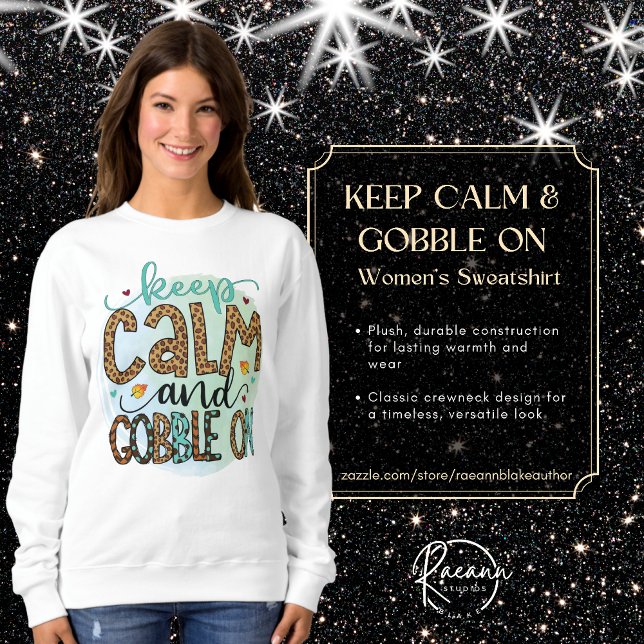 Gardez votre calme et bâfrez sweatshirt (Créateur téléchargé)