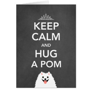 Gardez votre calme et faites un câlin à un Pom - P