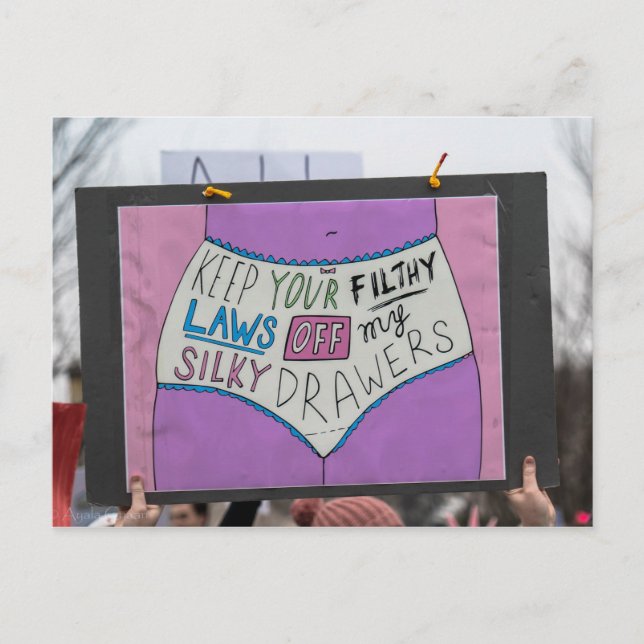 Gardez votre carte postale de lois douteuses (Devant)