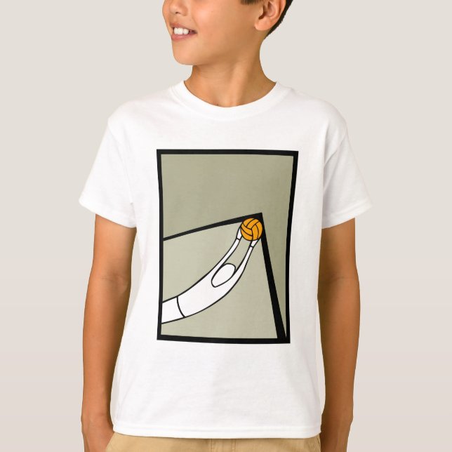 gardien de but de football de t-shirt attraper une (Devant)