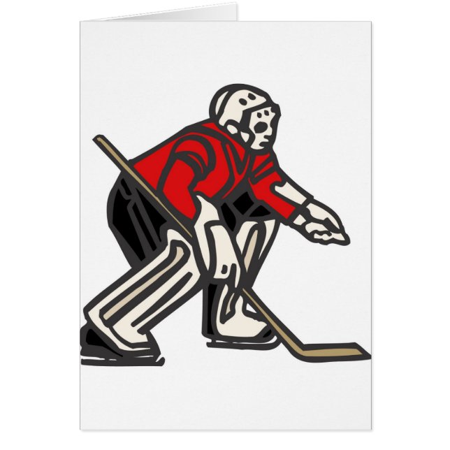 Gardien de but d'hockey (Devant)