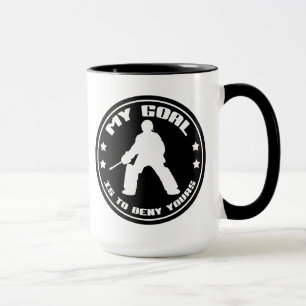 Gardien de but d'hockey de champ tasse de "mon