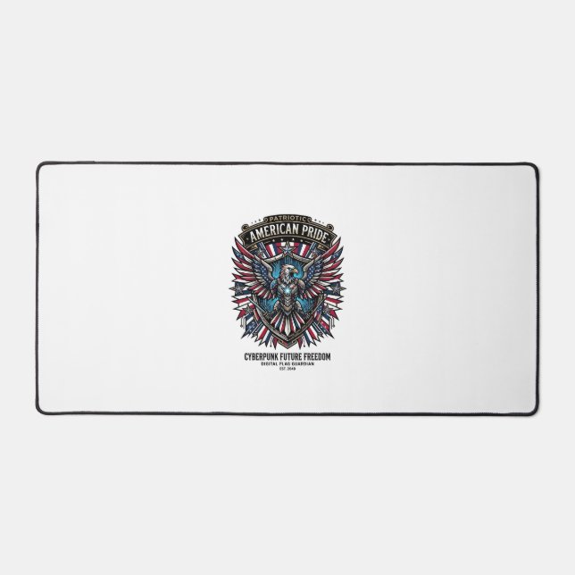 Gardien de drapeau numérique patriotique Cyberpunk (Recto)