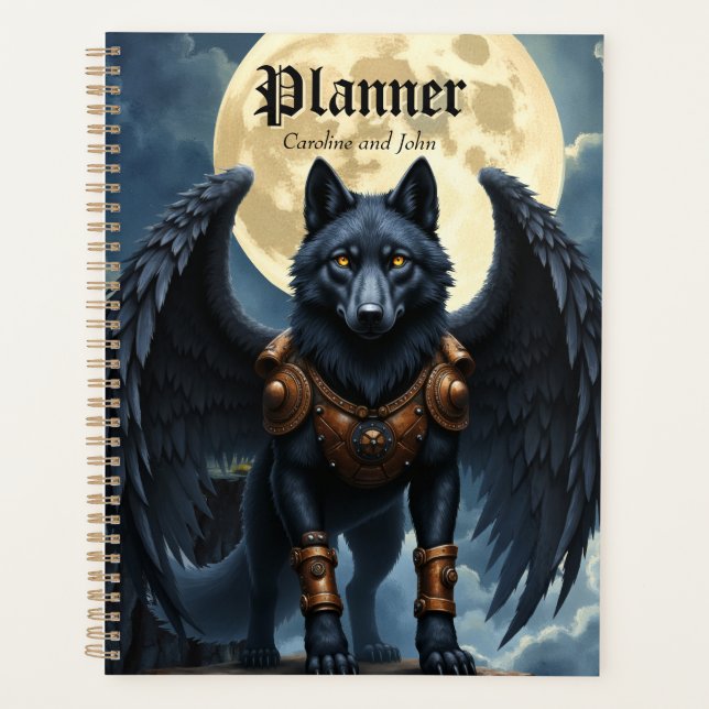 Gardien de la Lune – Le Loup à l'Aile Noire (Devant)
