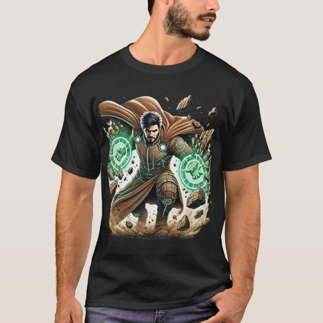 Gardien de Terre - T-shirt Superhero (Devant)