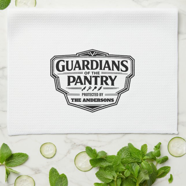 Gardiens des serviettes de cuisine du garde-manger (Plié)