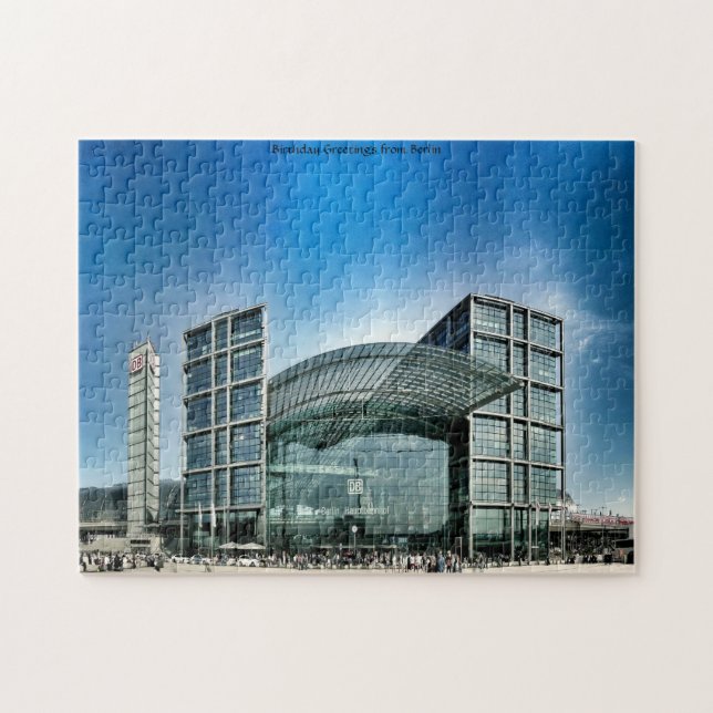 Gare centrale Berlin Allemagne. Jigsaw Puzzle (Horizontal)