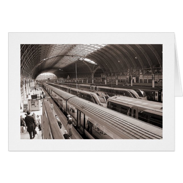 Gare de Paddington, Londres. (Devant horizontal)