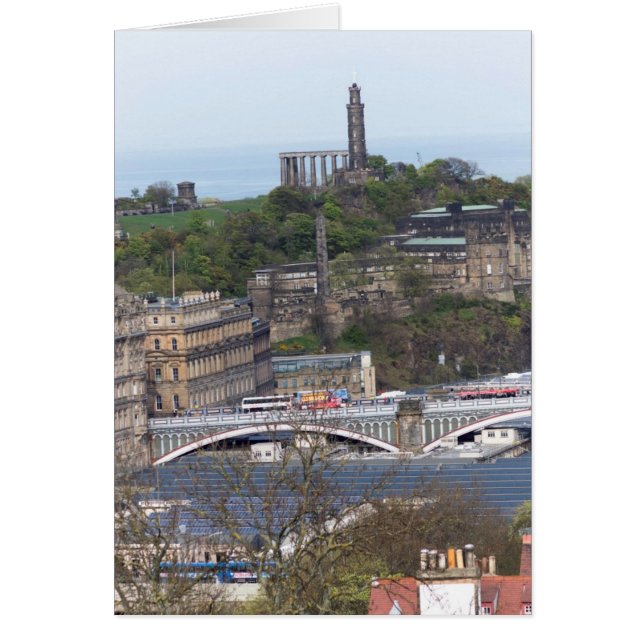 Gare de Waverley et autres monuments à Edimbourg (Devant)