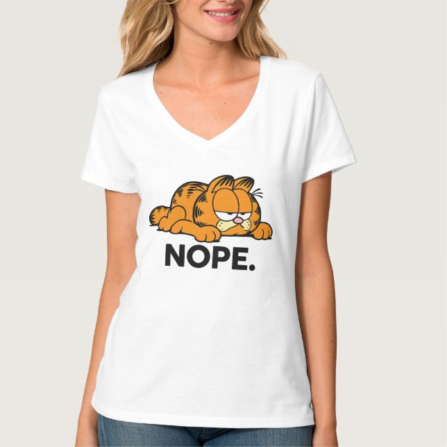 GARFIELD NOPE T-Shirt (Devant)