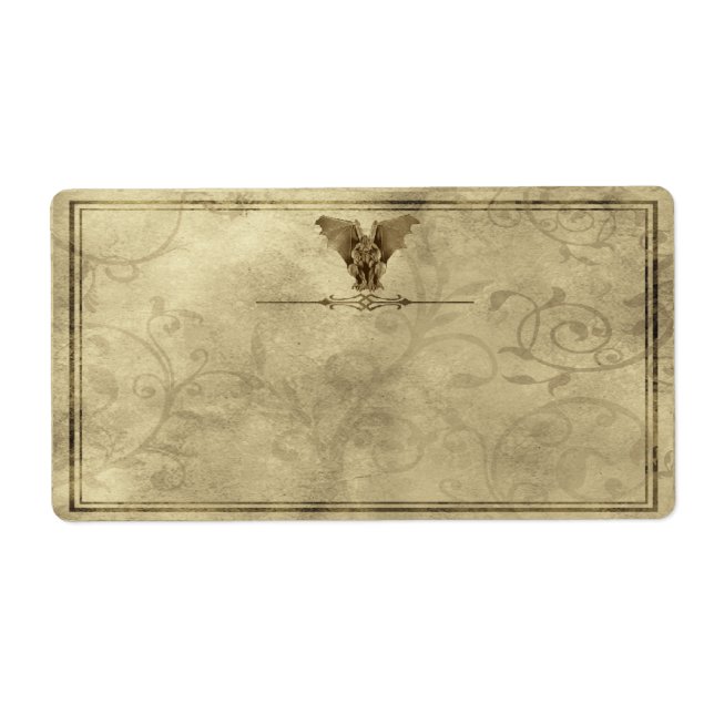 Gargoyle Apothecary Étiquette (Devant)