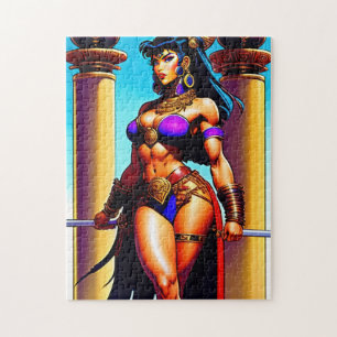 GARRIOR FILLE BODYBUILDER IMAGINAIRE JIGSAW PUZZLE