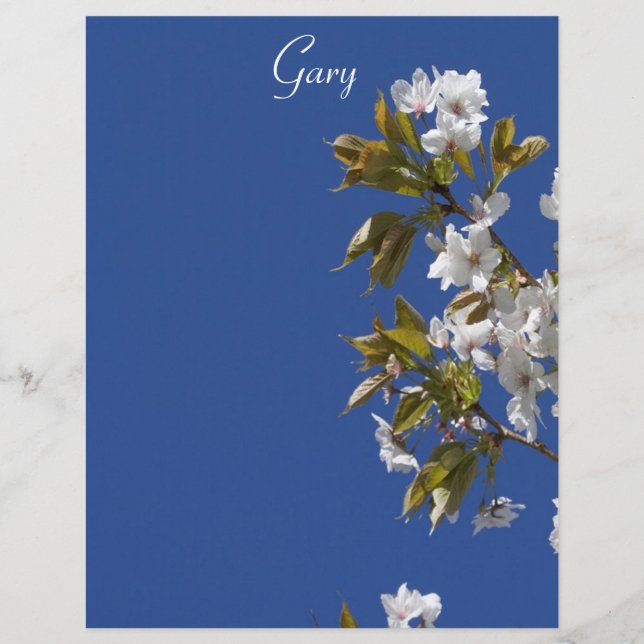 Gary Blossom Letterhead (Devant)