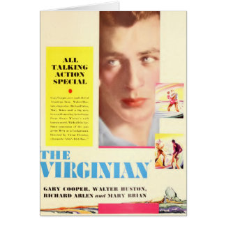 Gary Cooper 1929 La carte couleur Virginian