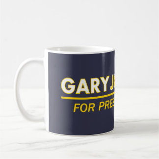 Gary Johnson pour le président 2016 tasse