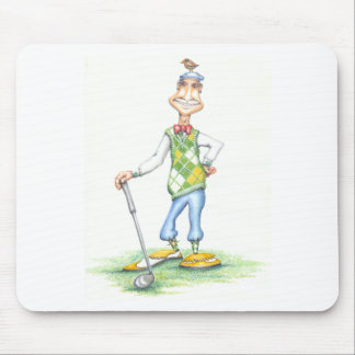 Gary le tapis de souris de golfeur