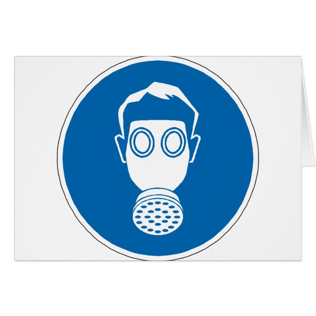 Gas Mask Sign (Devant horizontal)