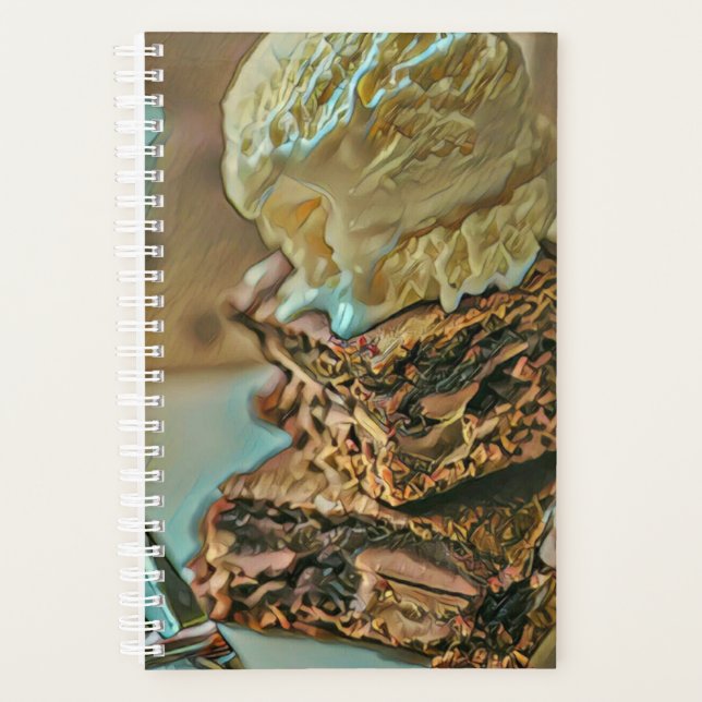 Gâteau à la crème glacée au chocolat (Devant)